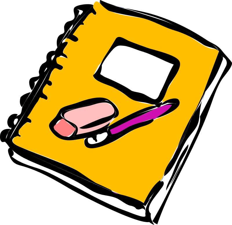 Writer clipart writer's notebook. Clover autrey fantasy and