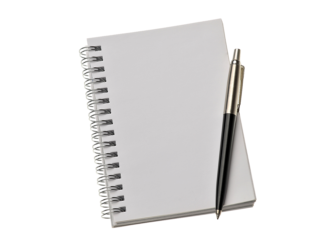 clipart writing writer's notebook