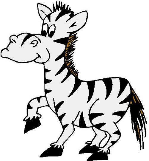 Clipart zebra. Black and white panda