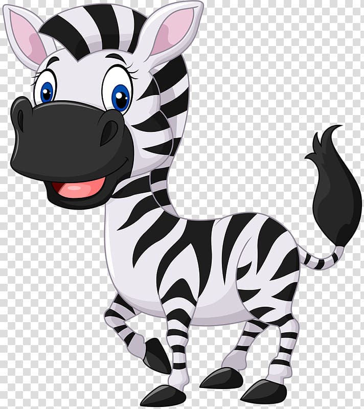 Animated illustration safari transparent. Clipart zebra carton