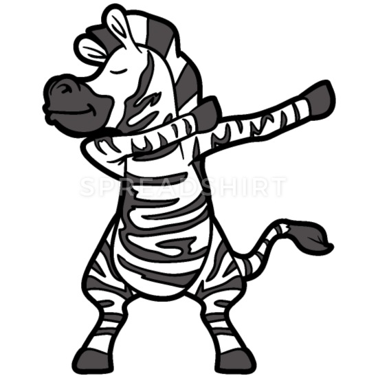 clipart zebra dancing