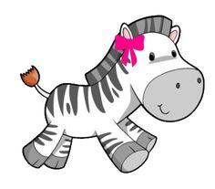 clipart zebra girly