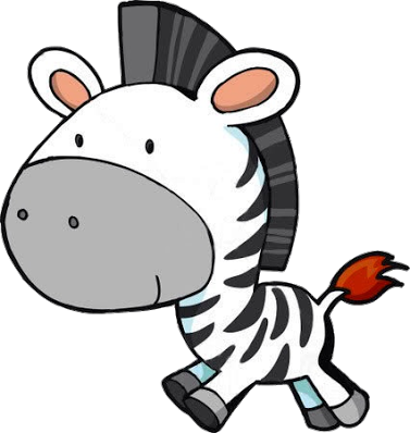 Clipart zebra kid. Cartoon clip art ornaments