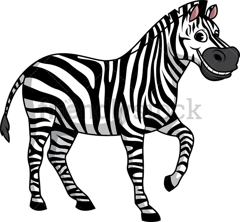 clipart zebra mammal