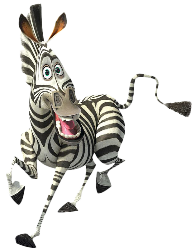 clipart zebra marty