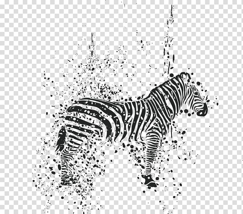 clipart zebra painting