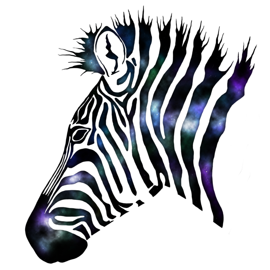 Galaxy by rage melon. Clipart zebra purple zebra