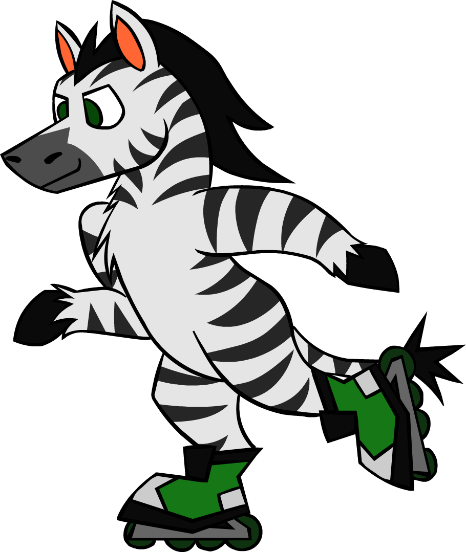 clipart zebra tail