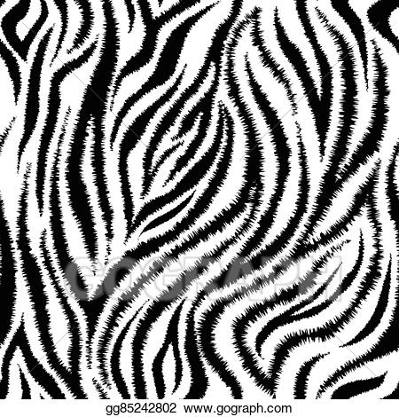 Clipart zebra zebra stripe. Eps illustration stripes seamless