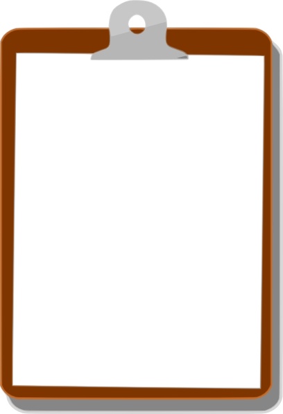 Clipboard clipart blank. Checklist free vector download