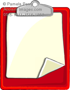 clipboard clipart blank page