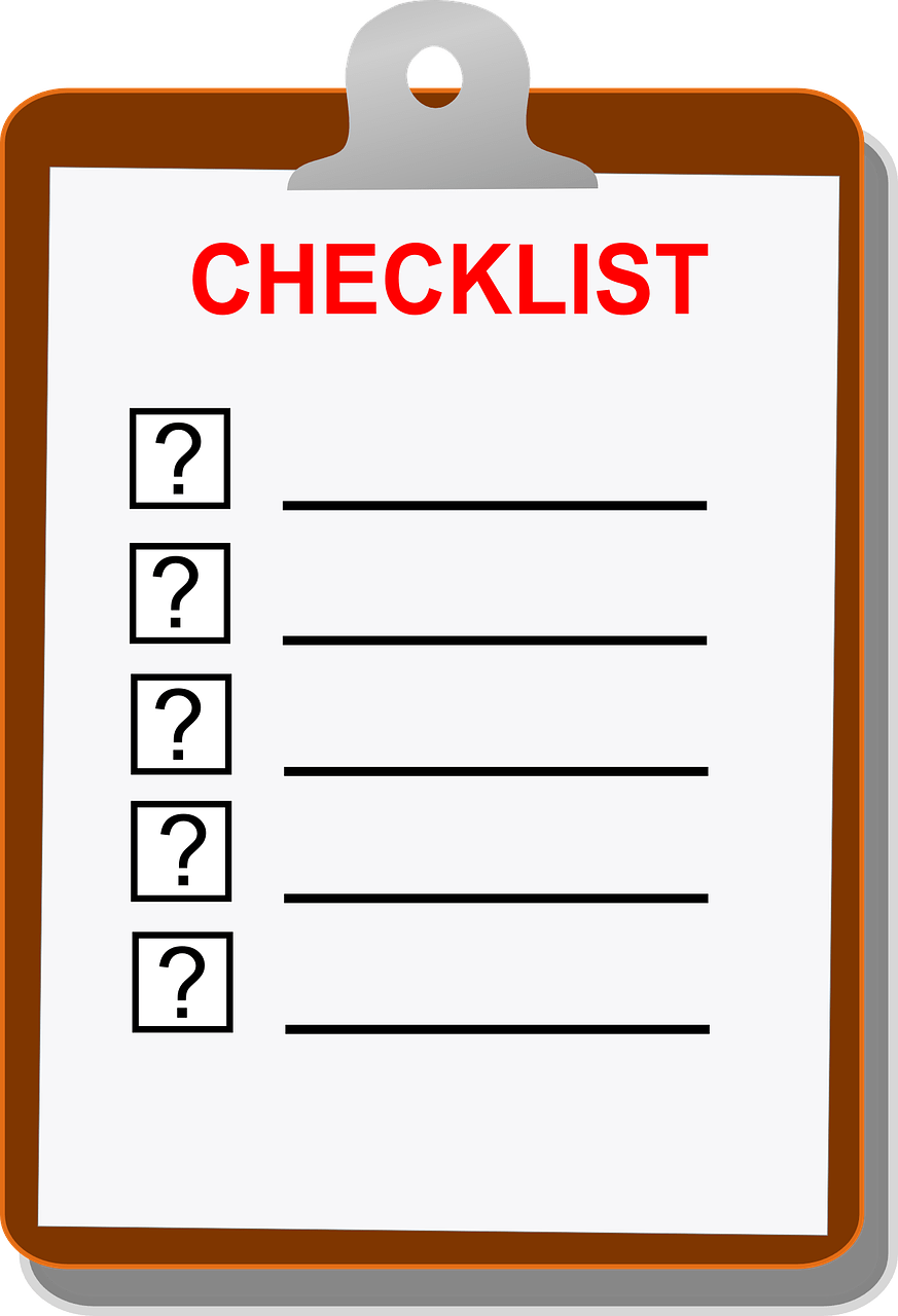 Personal finance checklist stretch. Clipboard clipart emergency plan