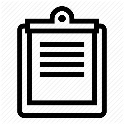  files folders line. Clipboard clipart information sheet