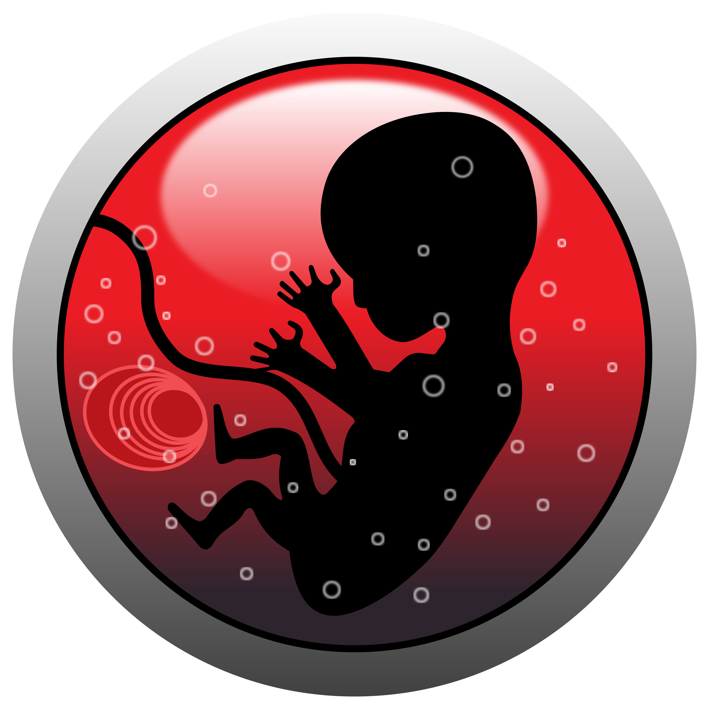 Human clipart human silhouette. Baby womb graphics illustrations