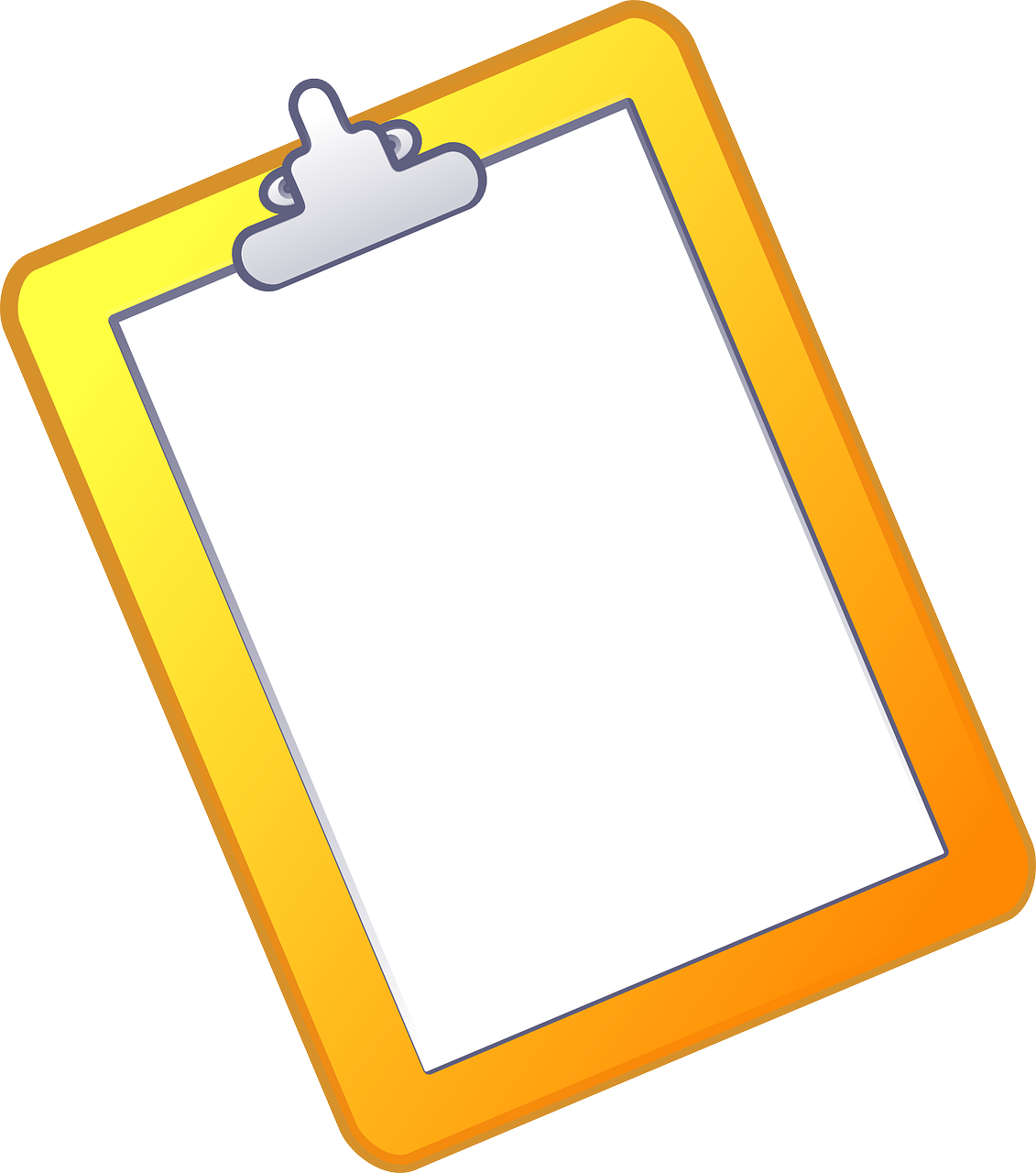 Clipboard clipart lined notepad. Document paper blank free