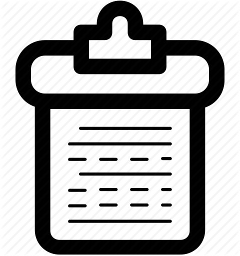 Clipboard clipart organizer.  business icons by