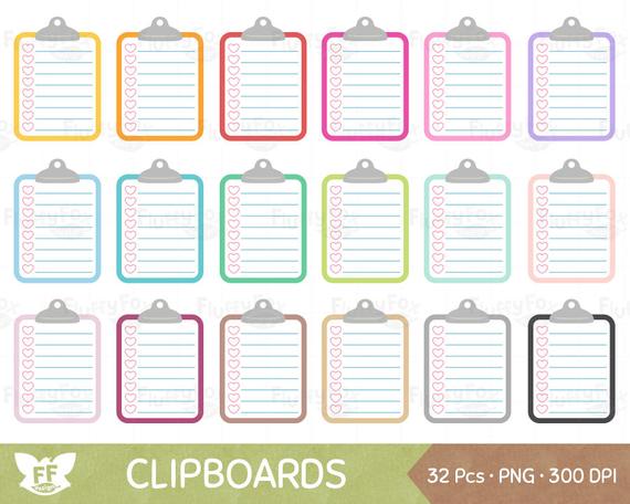 clipboard clipart paper