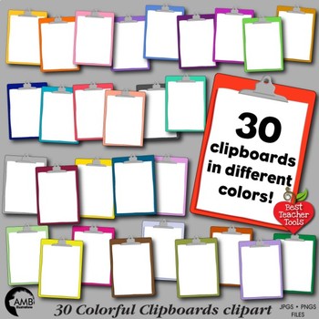 Download Teacher Clipboard Clipart / Also included are blank clock ...
