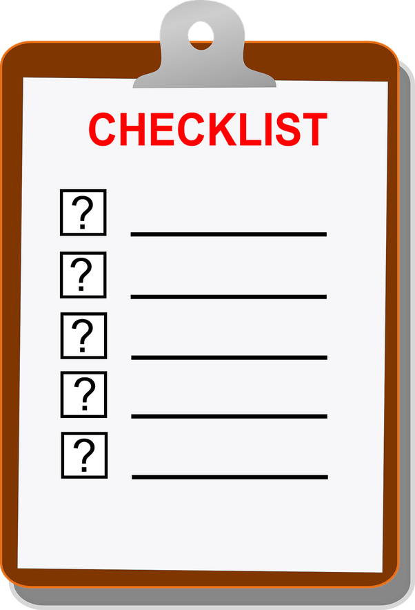 What is your investment. Clipboard clipart ticklist