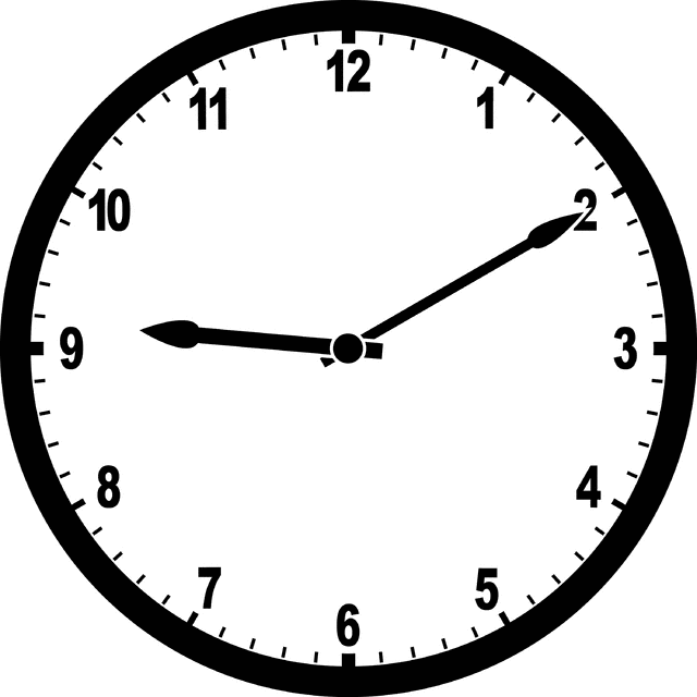 clipart clock circle