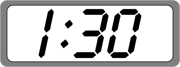 clock clipart digital