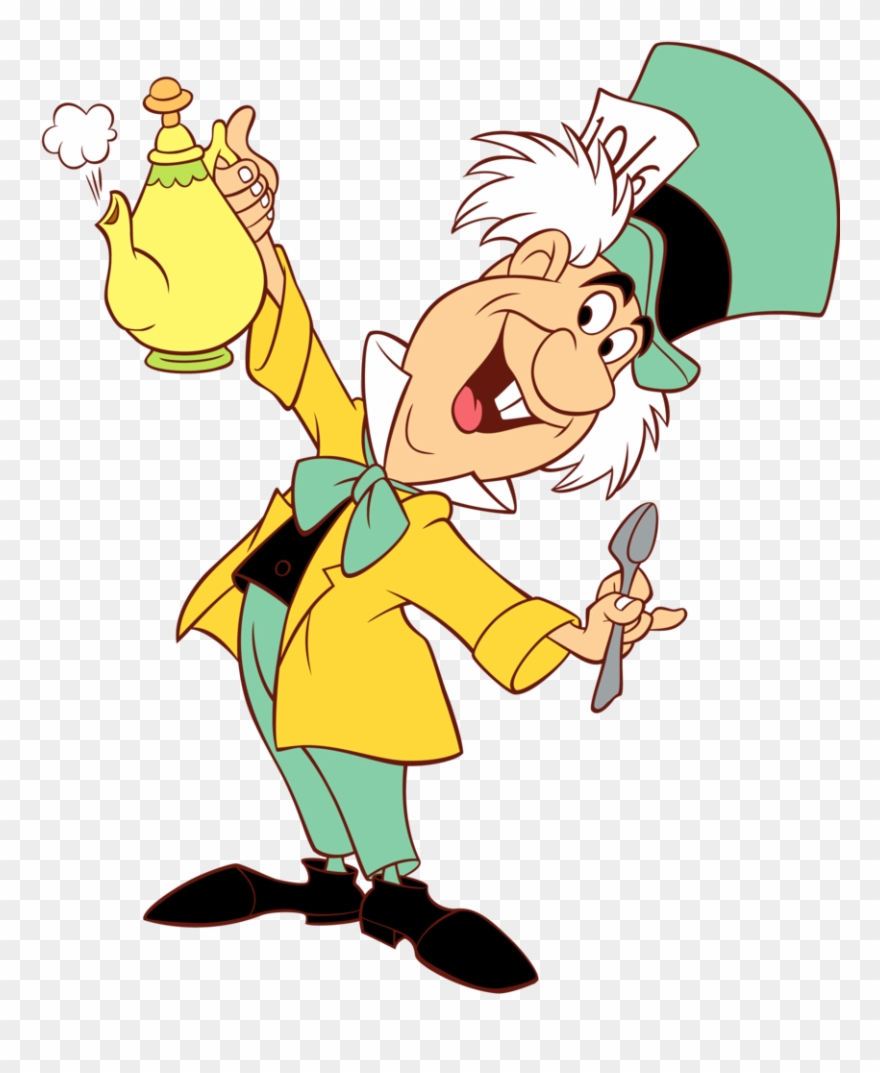 clock clipart mad hatter