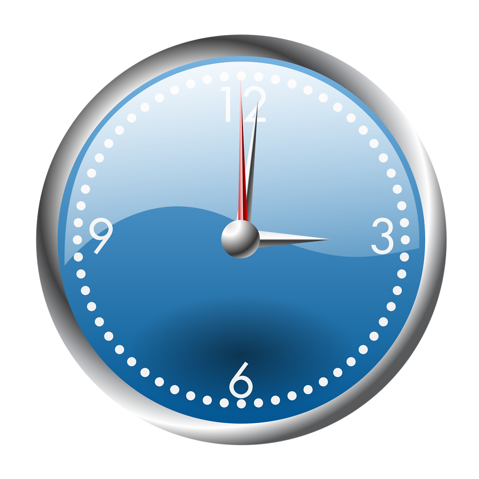Clock clipart midnight, Clock midnight Transparent FREE for download on ...
