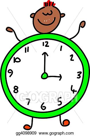 clock clipart preschool
