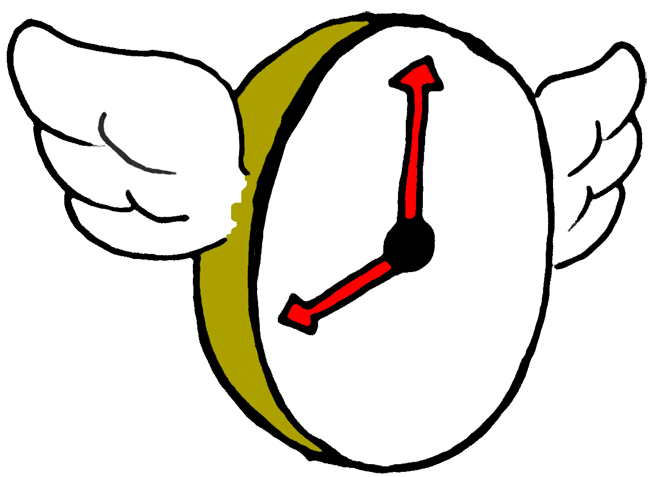 clock clipart time travel