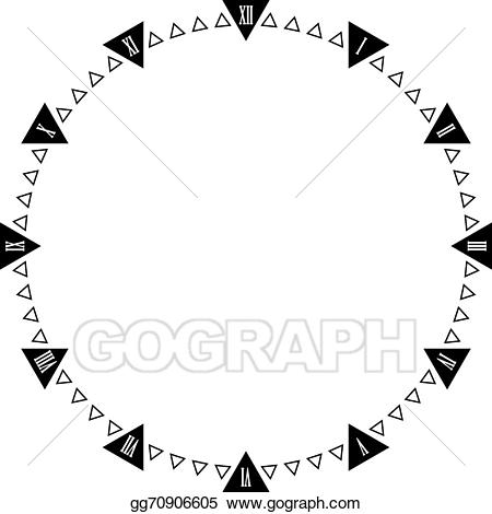 clocks clipart triangle