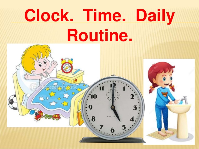 clocks clipart daily routine