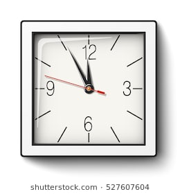 clocks clipart square