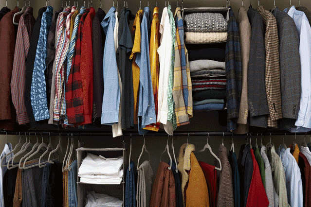 organized clipart clothing closet