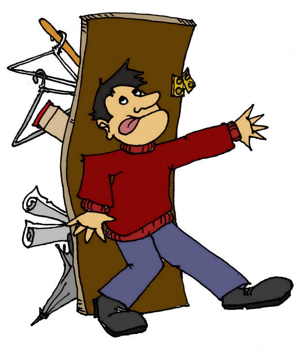 Closet clipart coat closet.  tips on decluttering