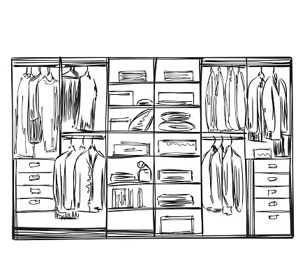 Closet clipart drawn, Closet drawn Transparent FREE for download on ...