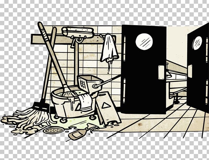 Closet clipart janitor. Cleaning machine furniture mop
