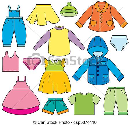 clothes clipart children's