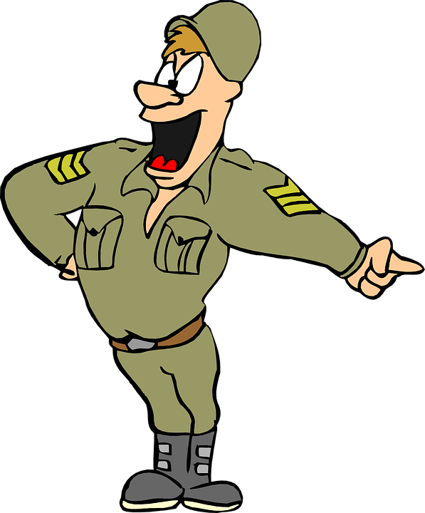 soldiers clipart army officer