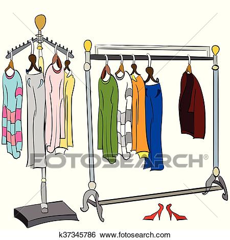 clothes clipart clothing rack