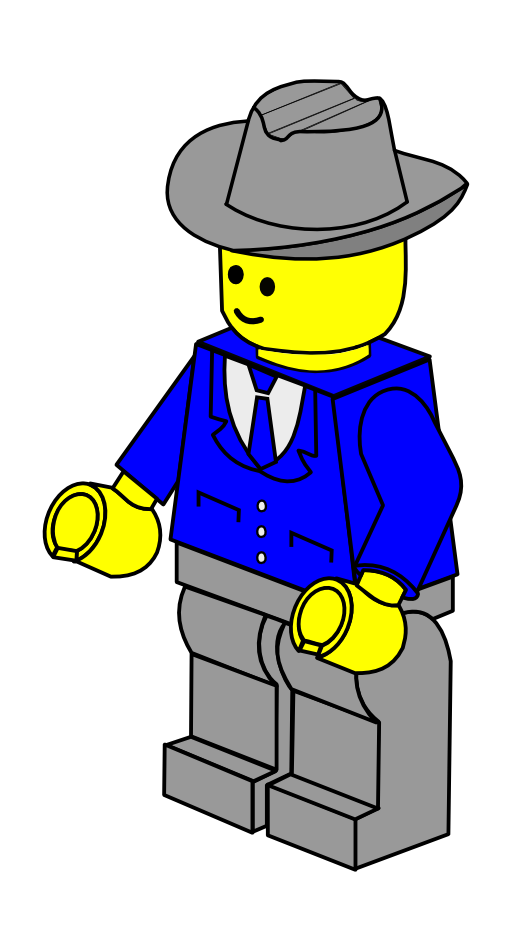 Town businessman i royalty. Lego clipart worker