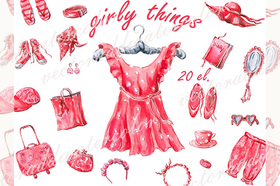Fashion clipart girly dress. Clothes 