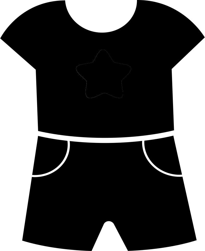 Clothes clipart icon. Baby clothing svg png