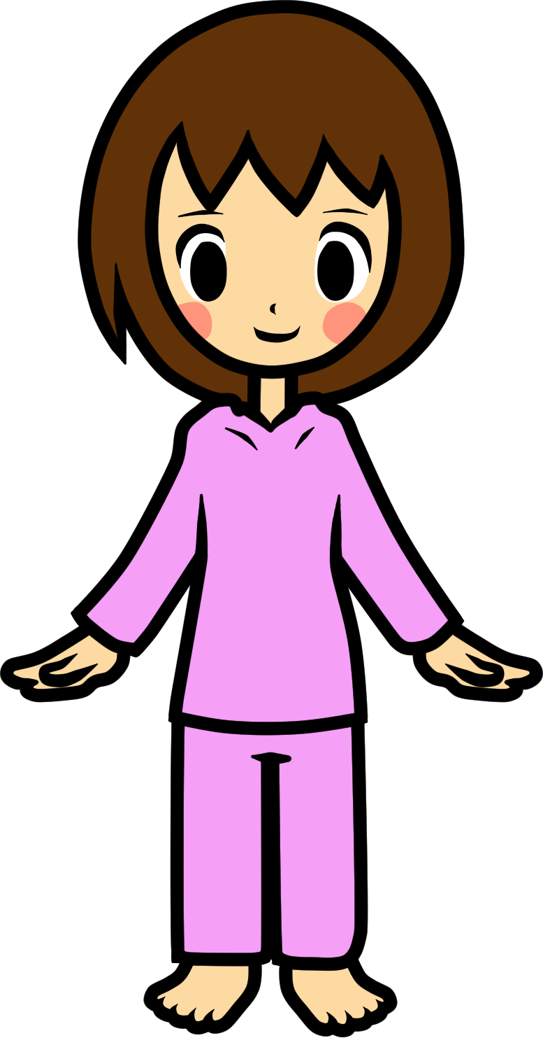Free pictures clipartix cliparts. Girl clipart pajama
