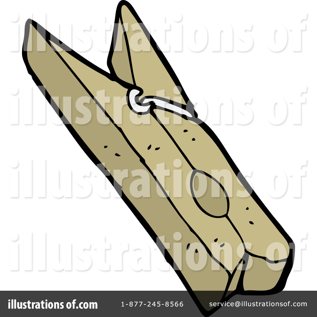 Clothespin clipart. Illustration by lineartestpilot royaltyfree