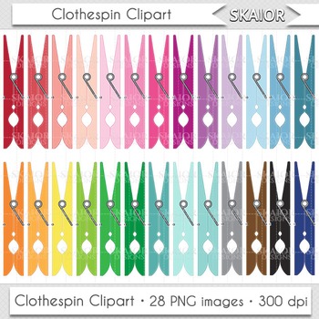 Clothespin clipart colored. Clip art laundry rainbow