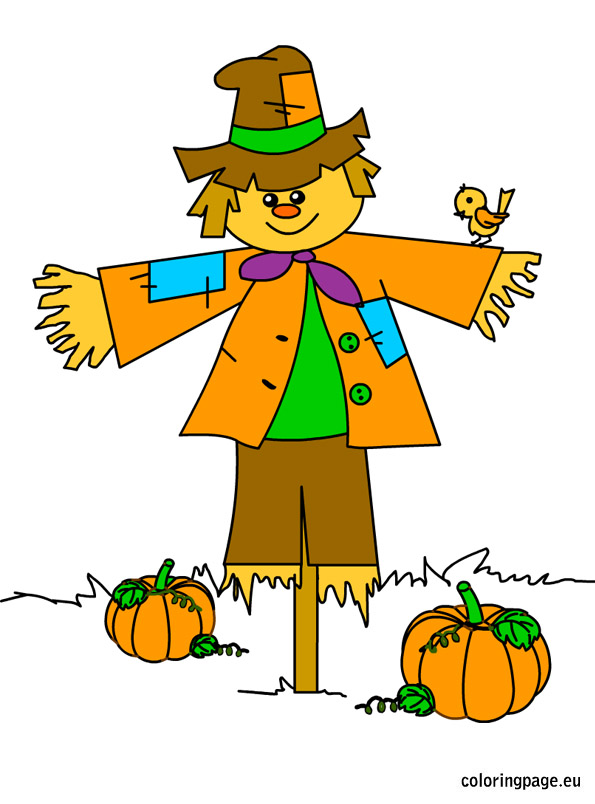 Clothing clipart food. Download spaventapasseri da colorare