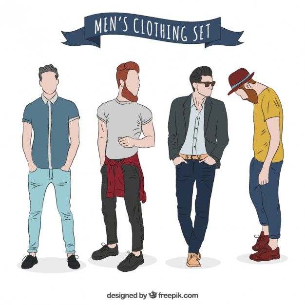 guy clipart men's clothing