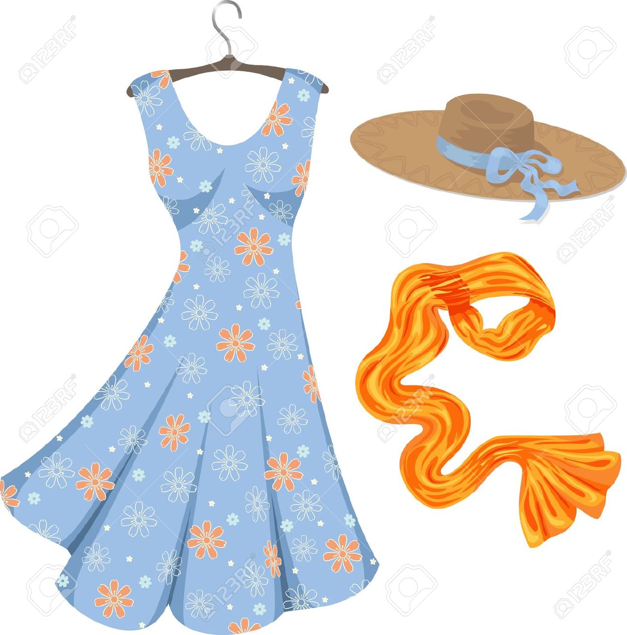 dress clipart beach dress