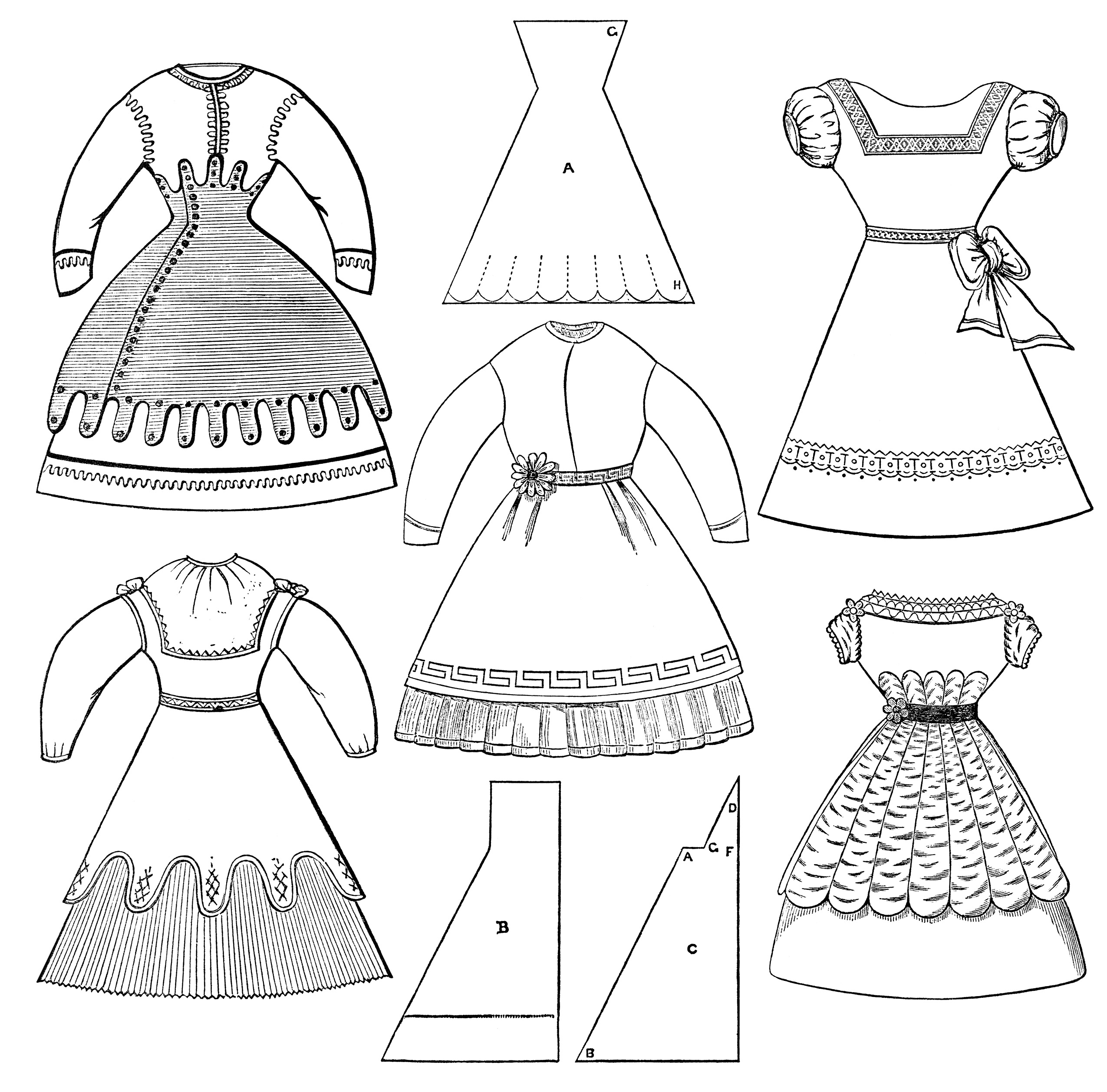 clothing clipart old clothes