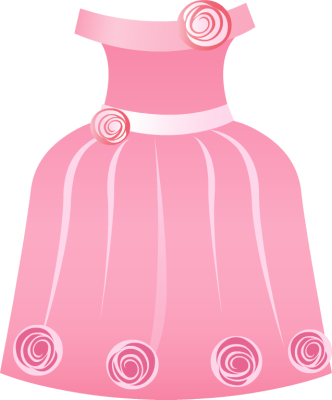 dress clipart pink